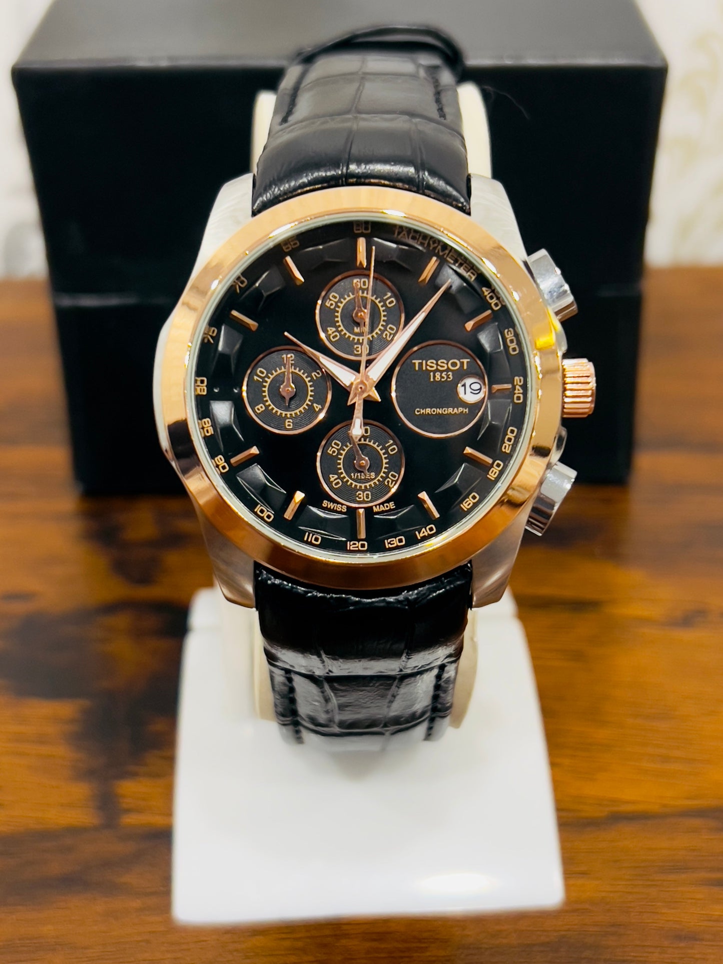 TIS 1853 Black Chrono Black Belt