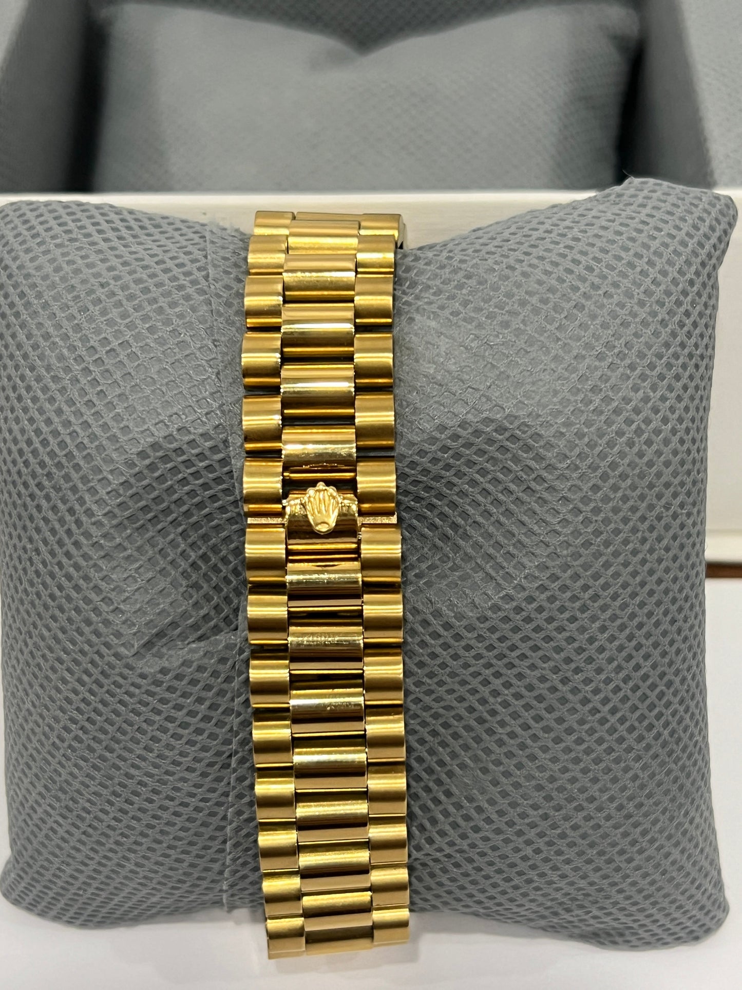 RLX Oyster Perpetual Gold Dial Gold Chain